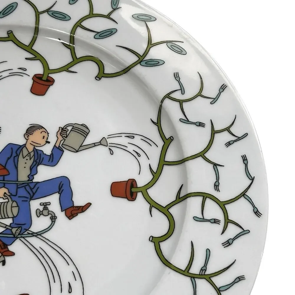Anno 2001 Platter by Cartoonist‎ Joost Swarte for Randstad Holdings Denmark 12